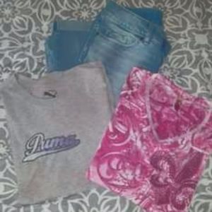 Nice womens size 6 capris and 2 very nice shirts